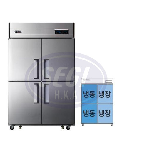 유니크 UDS-45VRFDR (45박스 수직냉동/장 디지털 냉장 우2 냉동 좌2)